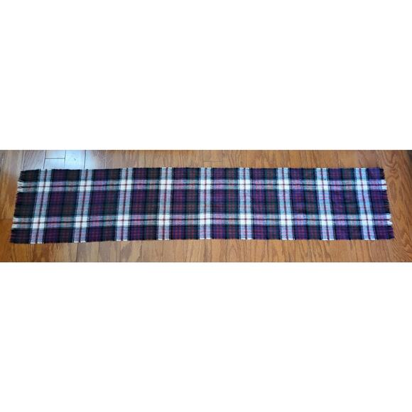 Ingles Buchan 100% Pure Wool Scarf Tartan Plaid Light Weight Made in Scotland - Picture 5 of 9